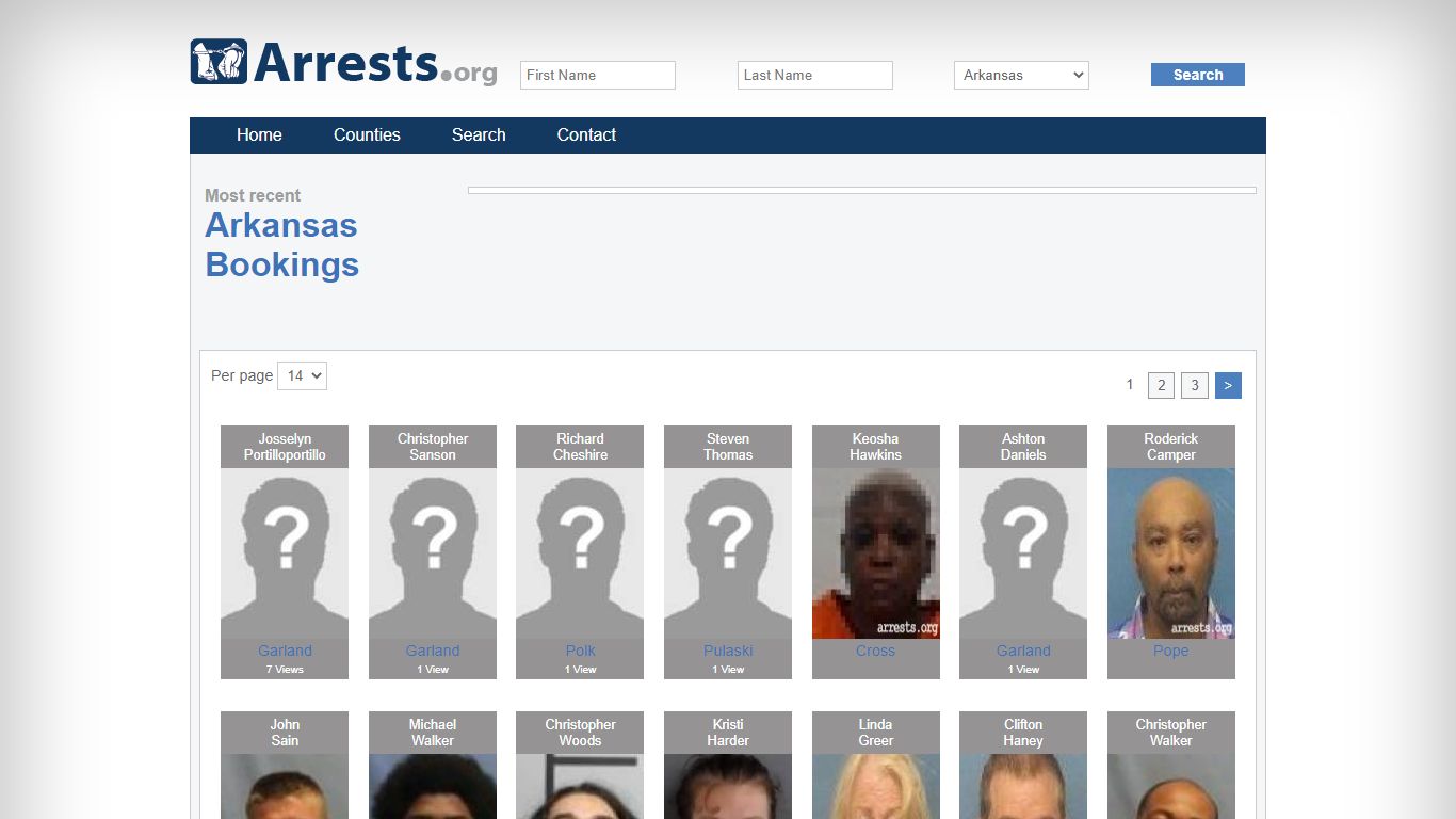 Arkansas Arrests and Inmate Search